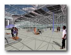 Perspektivische Ansicht der Halle (50,7 KB)