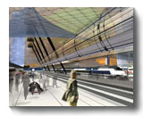 Innenraumperspektive der Halle (49,2 KB)