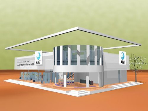 Perspektivische Ansischt des Messestandes (25,2 KB)