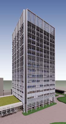 Umnutzung eines B�rohauses des BwM (45 KB)