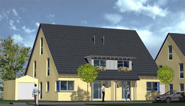 Ein Beispiel f�r eine Einfamilienhaus Visualisierung (45,3 KB)
