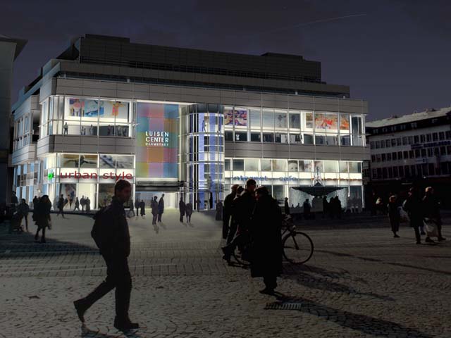 Stimmungsbild eines Shopping Centers Entwurf: RKW Architekten D�sseldorf (45 KB)